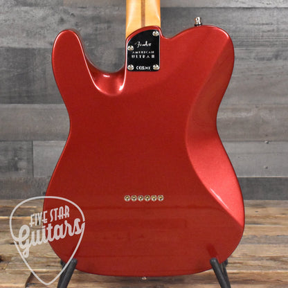 Fender American Ultra II Telecaster, Maple Fingerboard - Sinister Red with Deluxe Molded Case