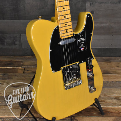 Fender American Professional II Telecaster Maple Fingerboard - Butterscotch Blonde with Deluxe Molded Case