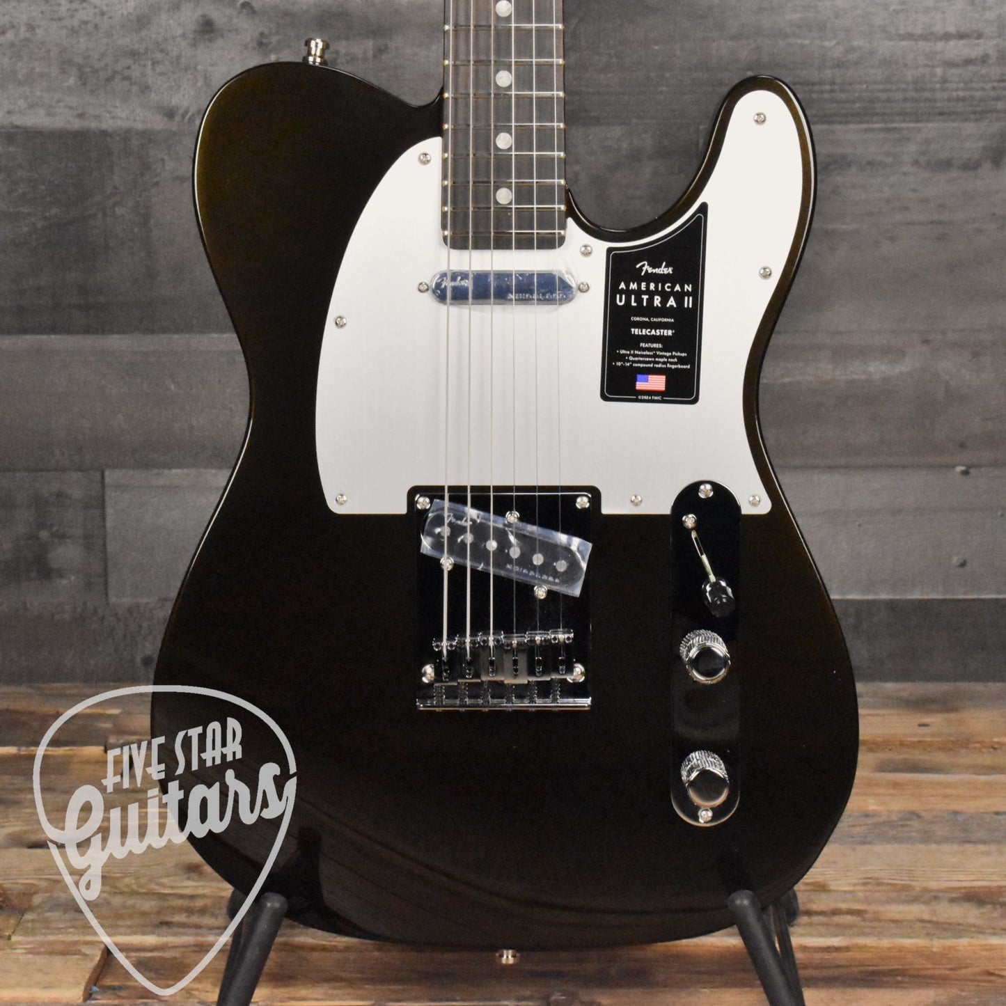 Fender American Ultra II Telecaster, Ebony Fingerboard - Texas Tea with Deluxe Molded Case