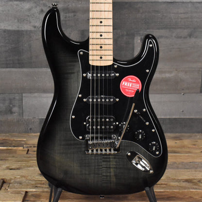 Squier Affinity Stratocaster Flame Maple Top HSS  - Black Burst