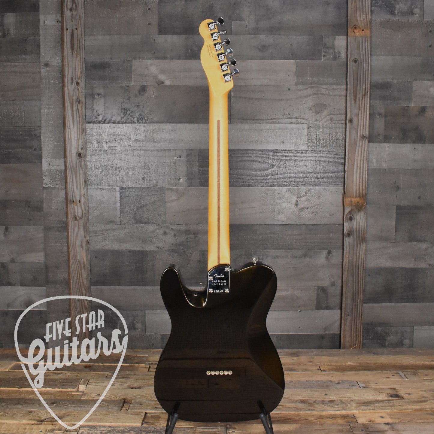 Fender American Ultra II Telecaster, Ebony Fingerboard - Texas Tea with Deluxe Molded Case