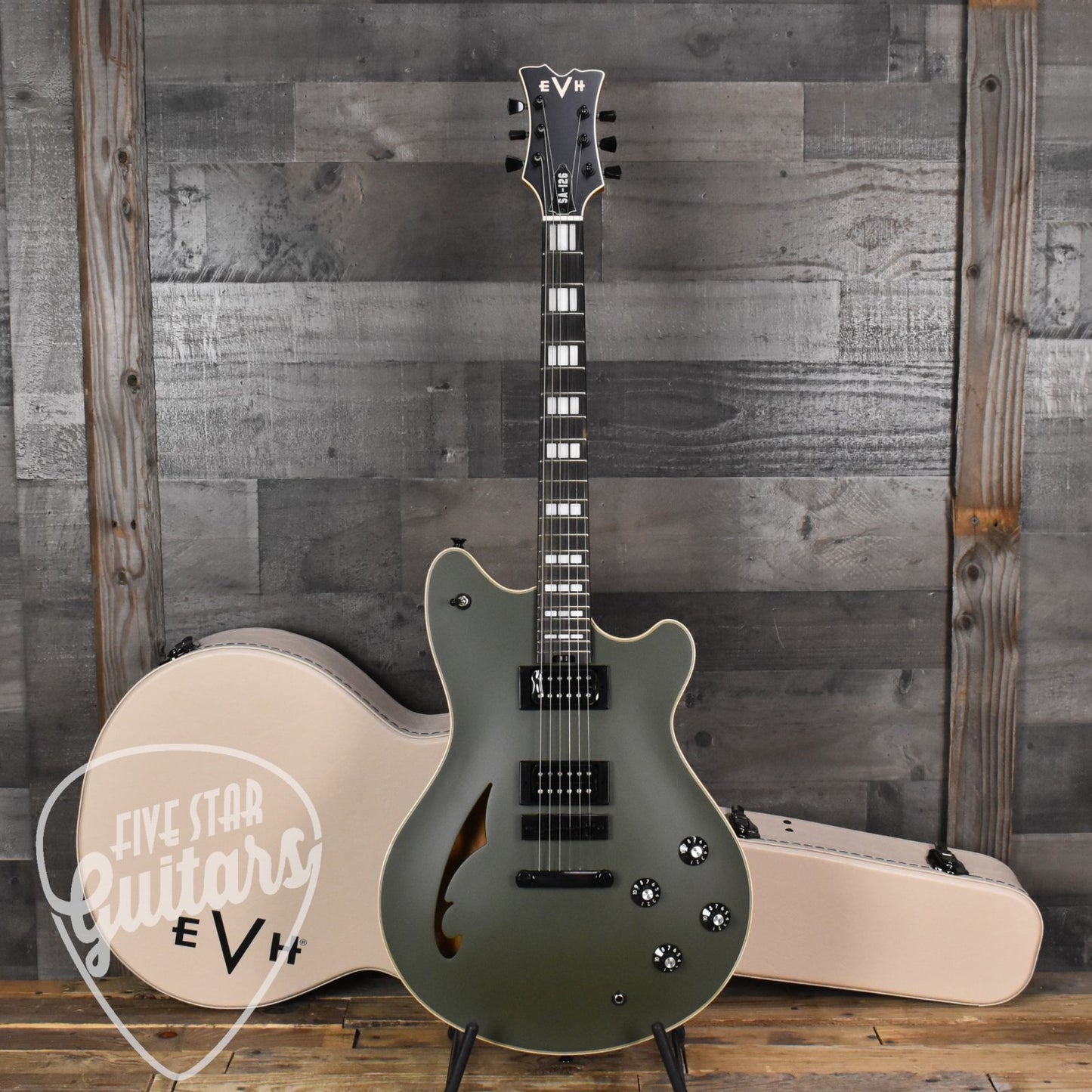 EVH SA126 Special - Matte Army Drab with Hard Shell Case