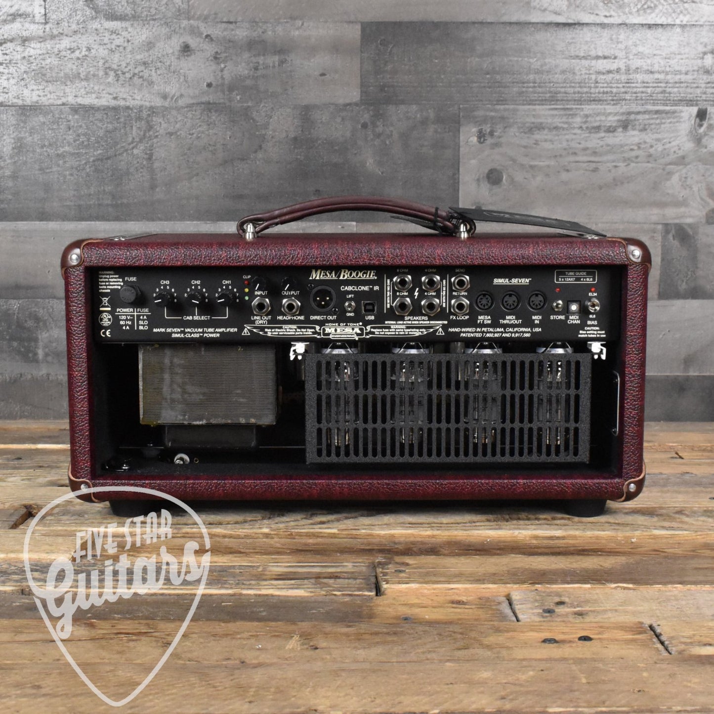 Mesa Boogie Mark VII Head Five Star Select - Vintage Bordeaux