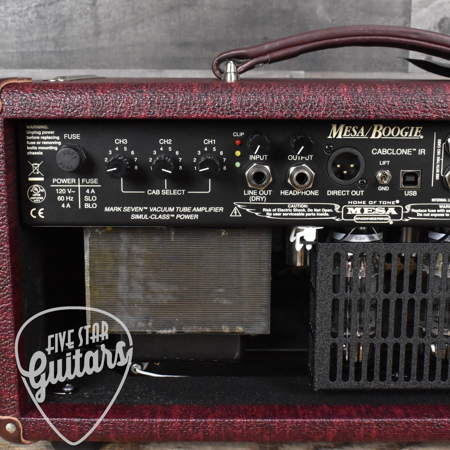 Mesa Boogie Mark VII Head Five Star Select - Vintage Bordeaux