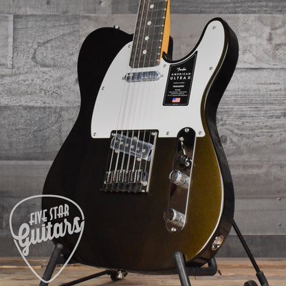 Fender American Ultra II Telecaster, Ebony Fingerboard - Texas Tea with Deluxe Molded Case