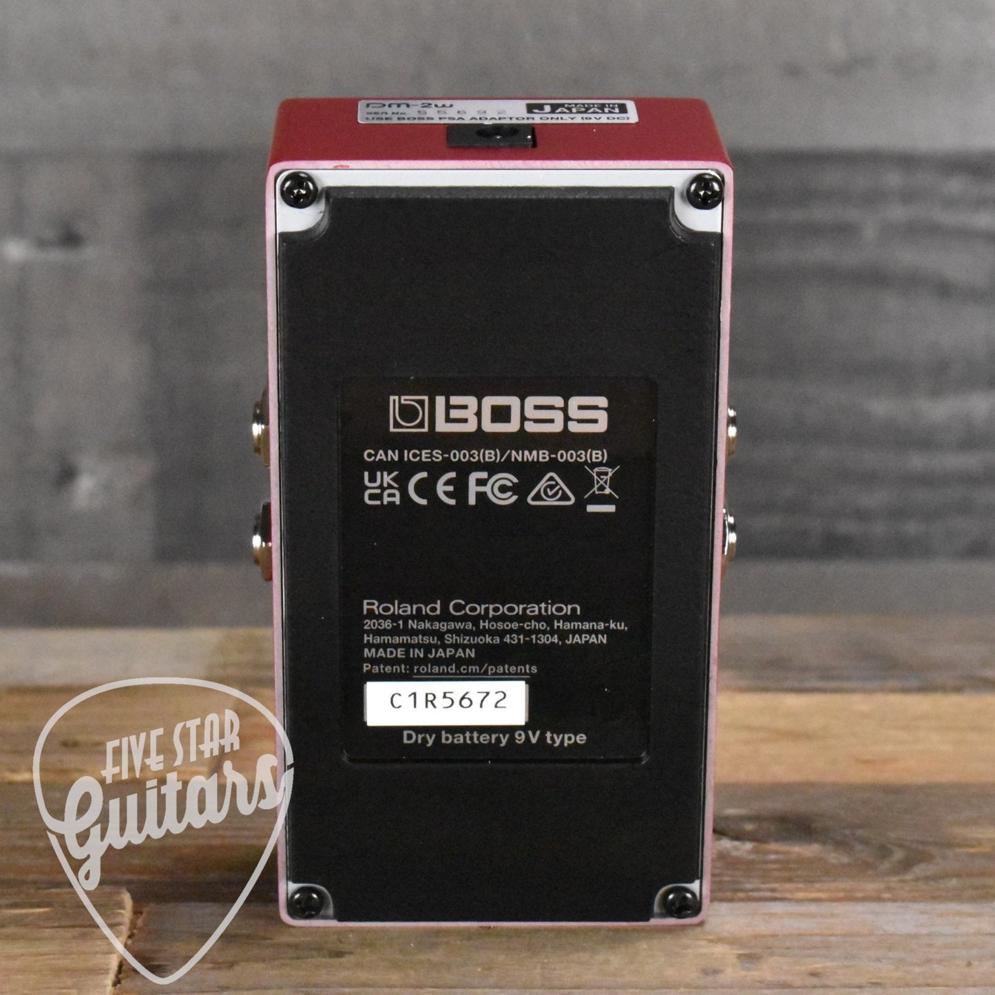 Boss DM-2W Waza Craft Delay Pedal