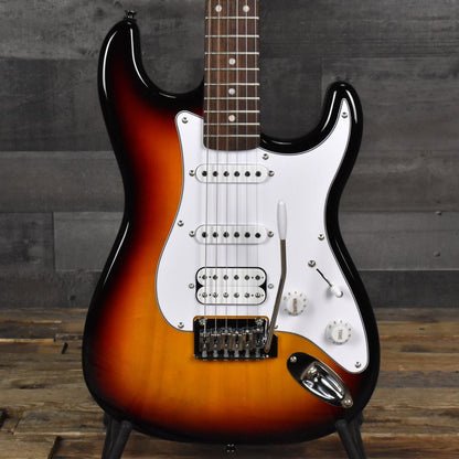 Squier Affinity Series Stratocaster Junior HSS, Laurel Fingerboard, White Pickguard - 3-Color Sunburst