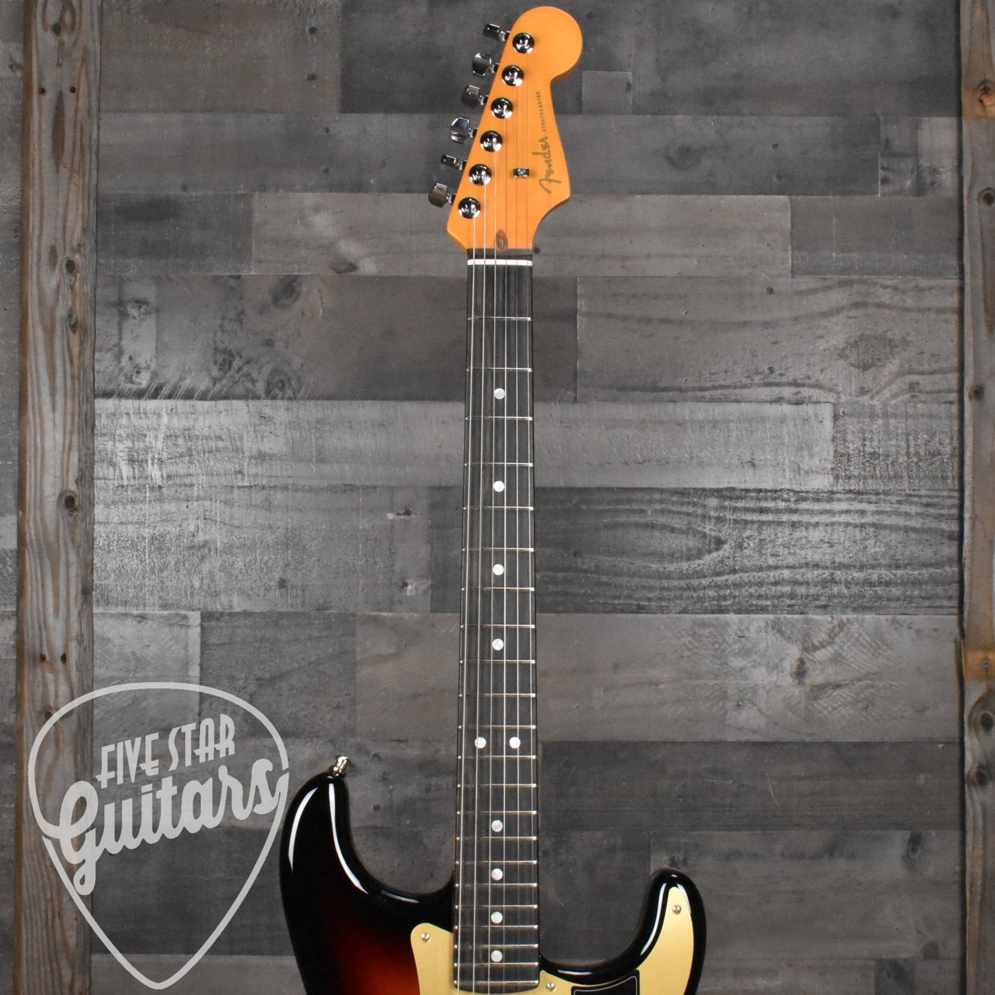 Fender American Ultra II Stratocaster HSS, Ebony Fingerboard - Ultraburst with Deluxe Molded Case