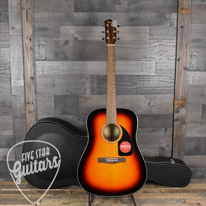 Fender CD-60 Dreadnought V3 - Sunburst with Hard Shell Case