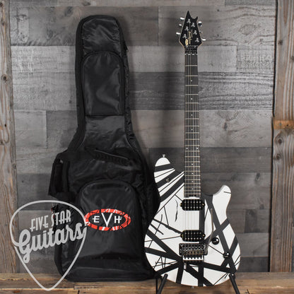 EVH Striped Series Wolfgang - Black and White with Gig Bag