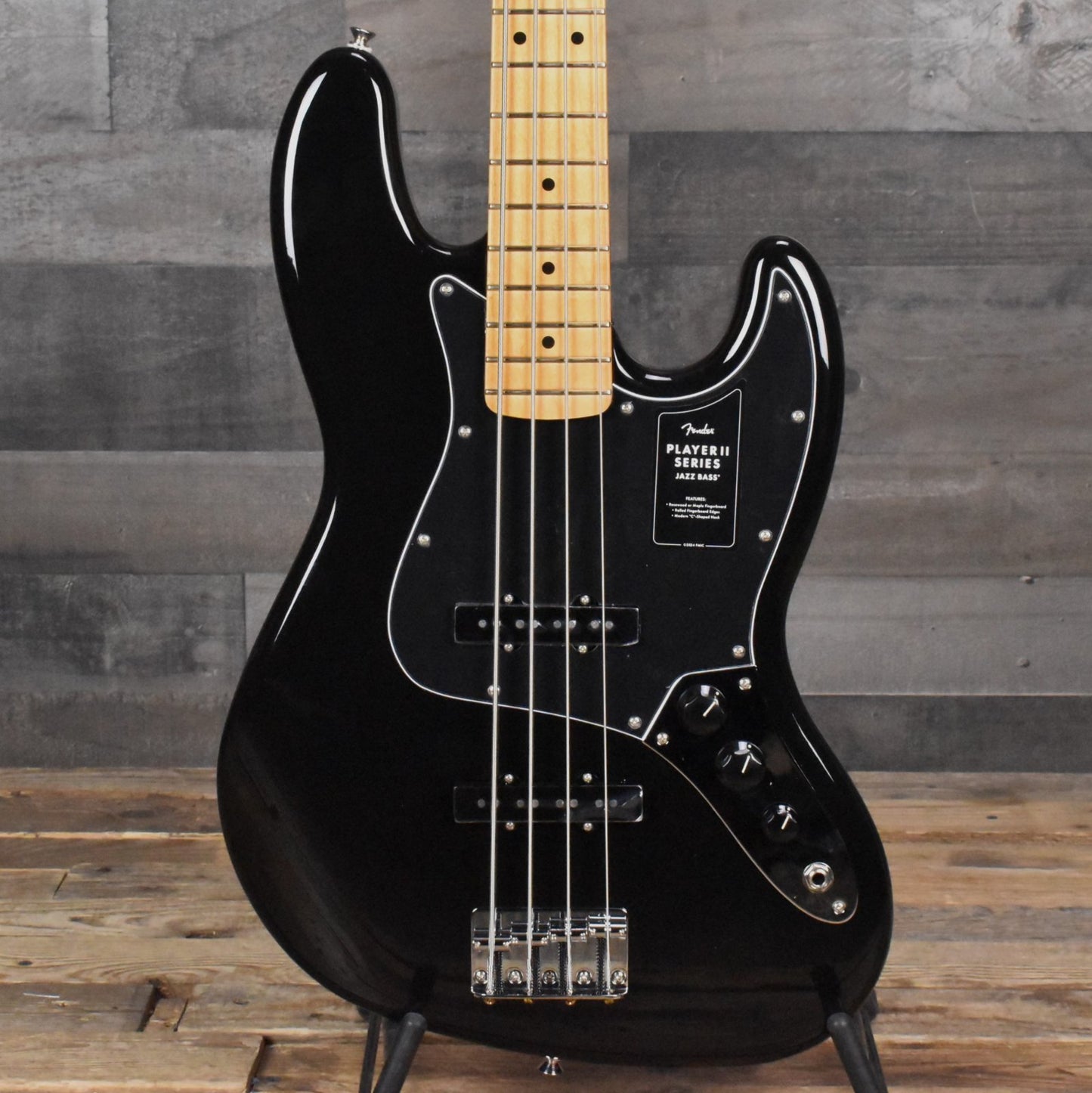 Fender Player II Jazz Bass Maple Fingerboard - Black