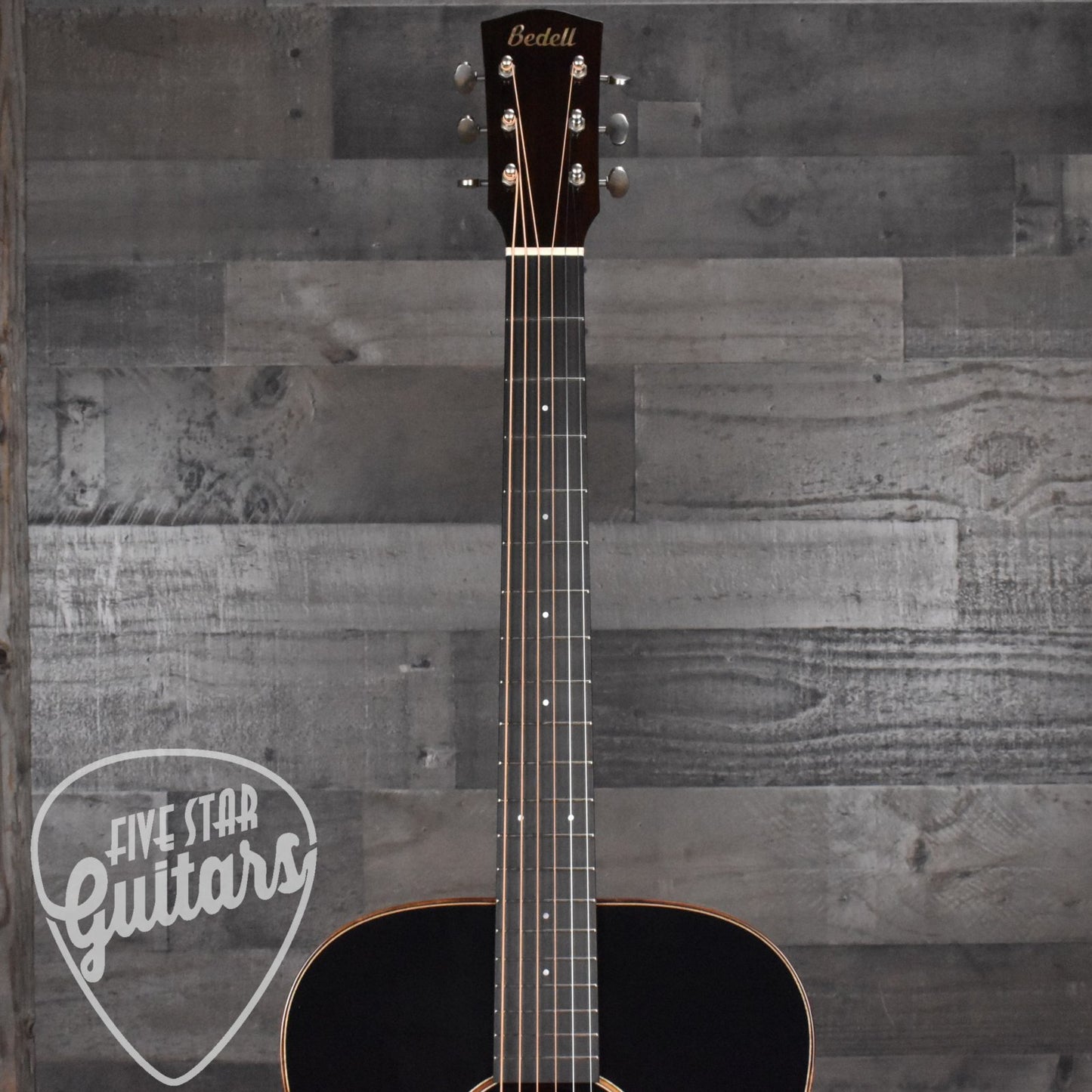 Bedell Coffee House Dreadnought Adirondack Spruce/East Indian Rosewood - Espresso Burst Gloss with Hard Shell Case