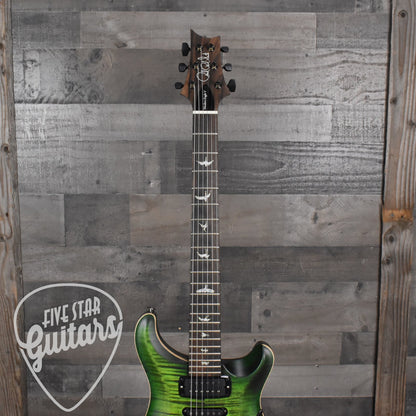 Paul Reed Smith Modern Eagle V Korina Wood Library - Jade Burst with Hard Shell Case