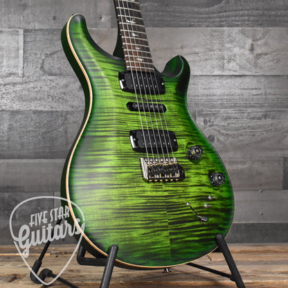 Paul Reed Smith Modern Eagle V Korina Wood Library - Jade Burst with Hard Shell Case