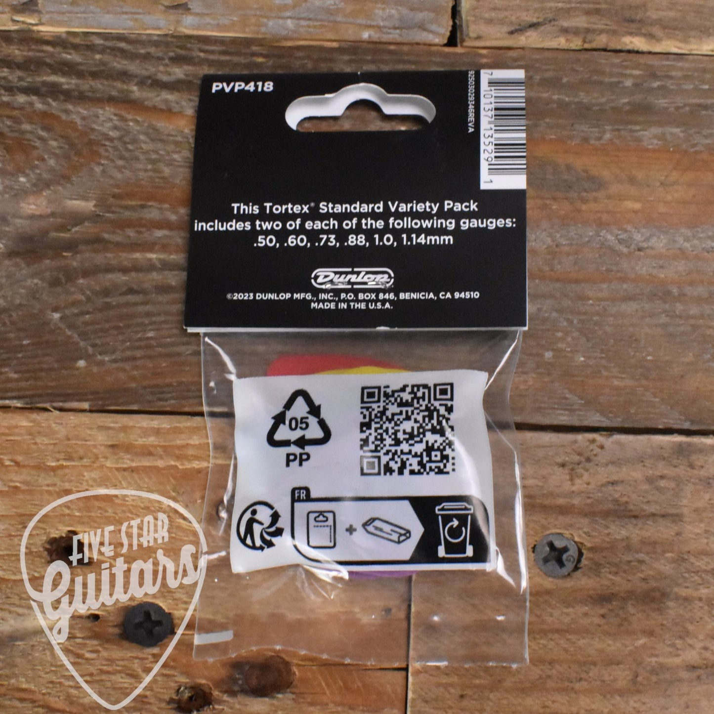 Dunlop Tortex Standard Pick Variety Pack