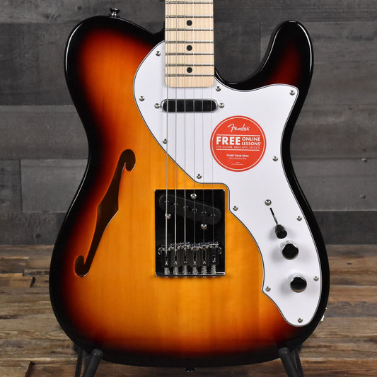 Squier Affinity Series Telecaster Thinline Maple Fingerboard - 3-Color Sunburst