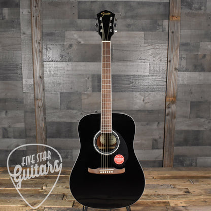 Fender FA-125 Dreadnought Walnut Fingerboard - Black