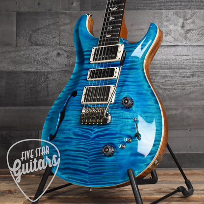 Paul Reed Smith Special Semi-Hollow Flame Maple Select Top - Carroll Blue with Hard Shell Case