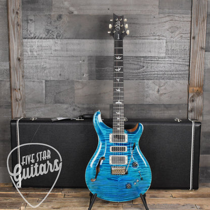 Paul Reed Smith Special Semi-Hollow Flame Maple Select Top - Carroll Blue with Hard Shell Case