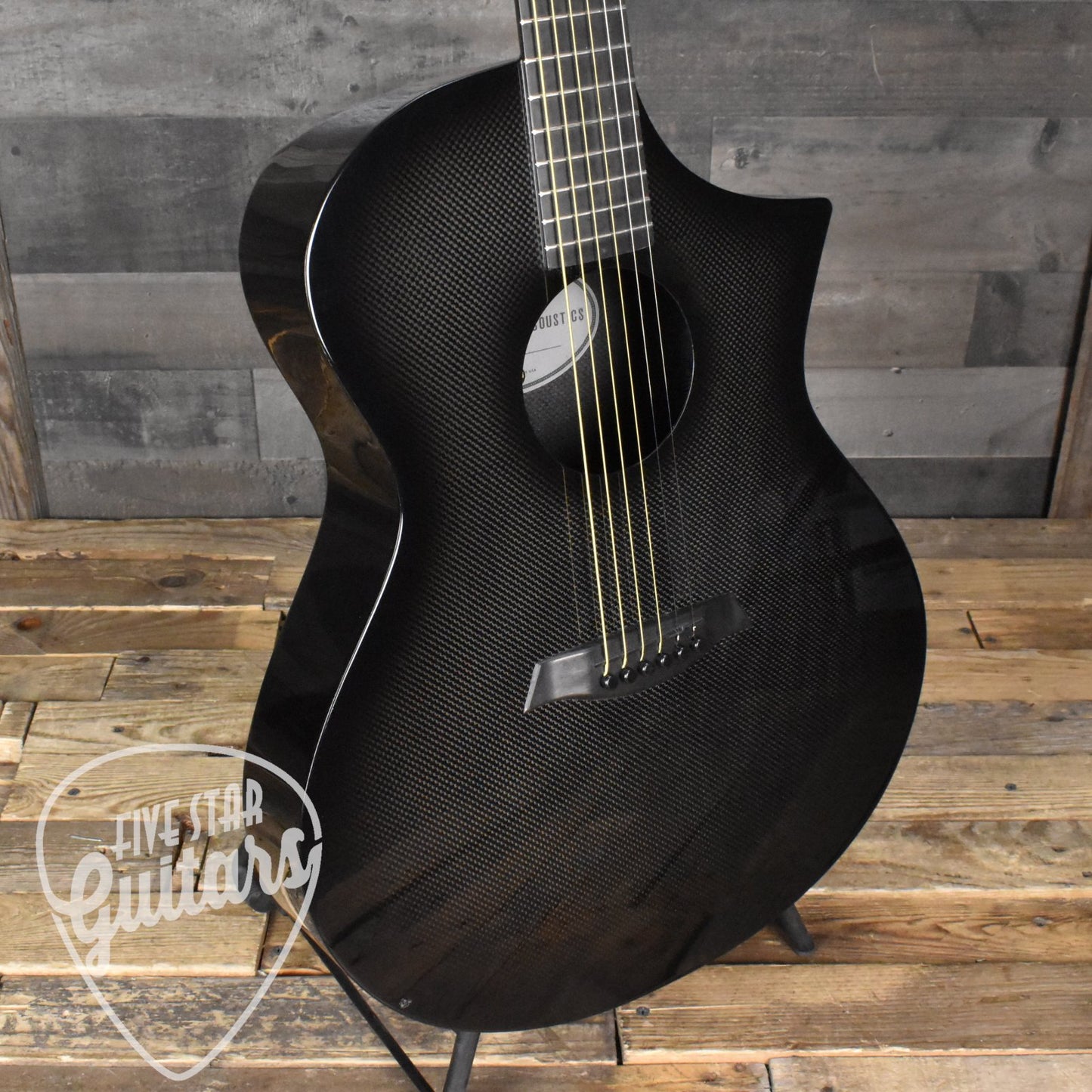 Pre-Owned Composite Acoustics GX  - Carbon Burst with Hard Shell Case