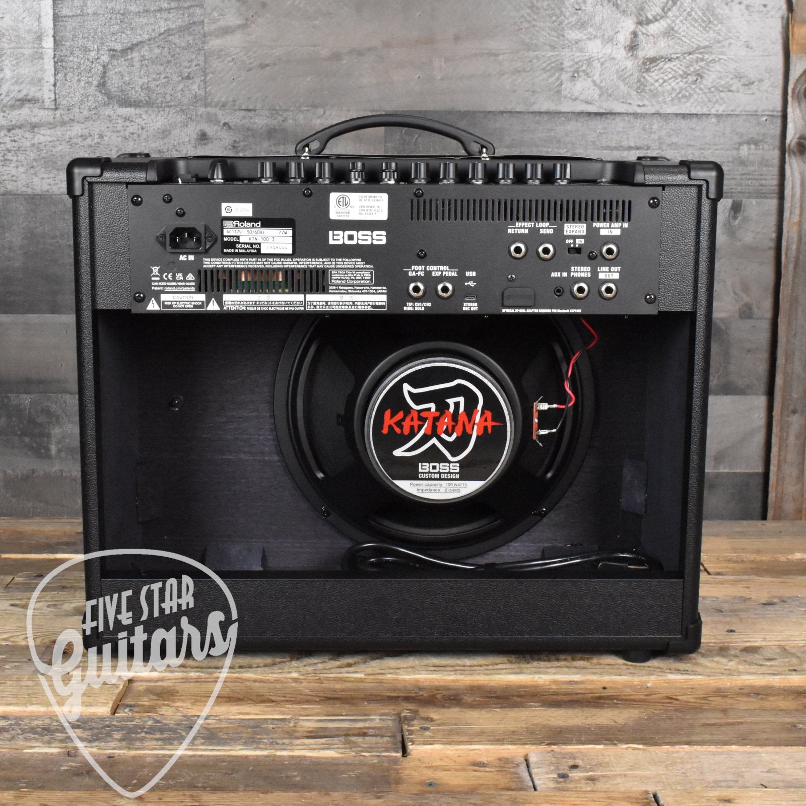boss katana 100 pedal BOSS Katana-100 Gen 3 Guitar Amplifier – Five Star Guitars