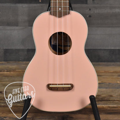 Fender Venice Soprano Ukulele Walnut Fingerboard - Shell Pink