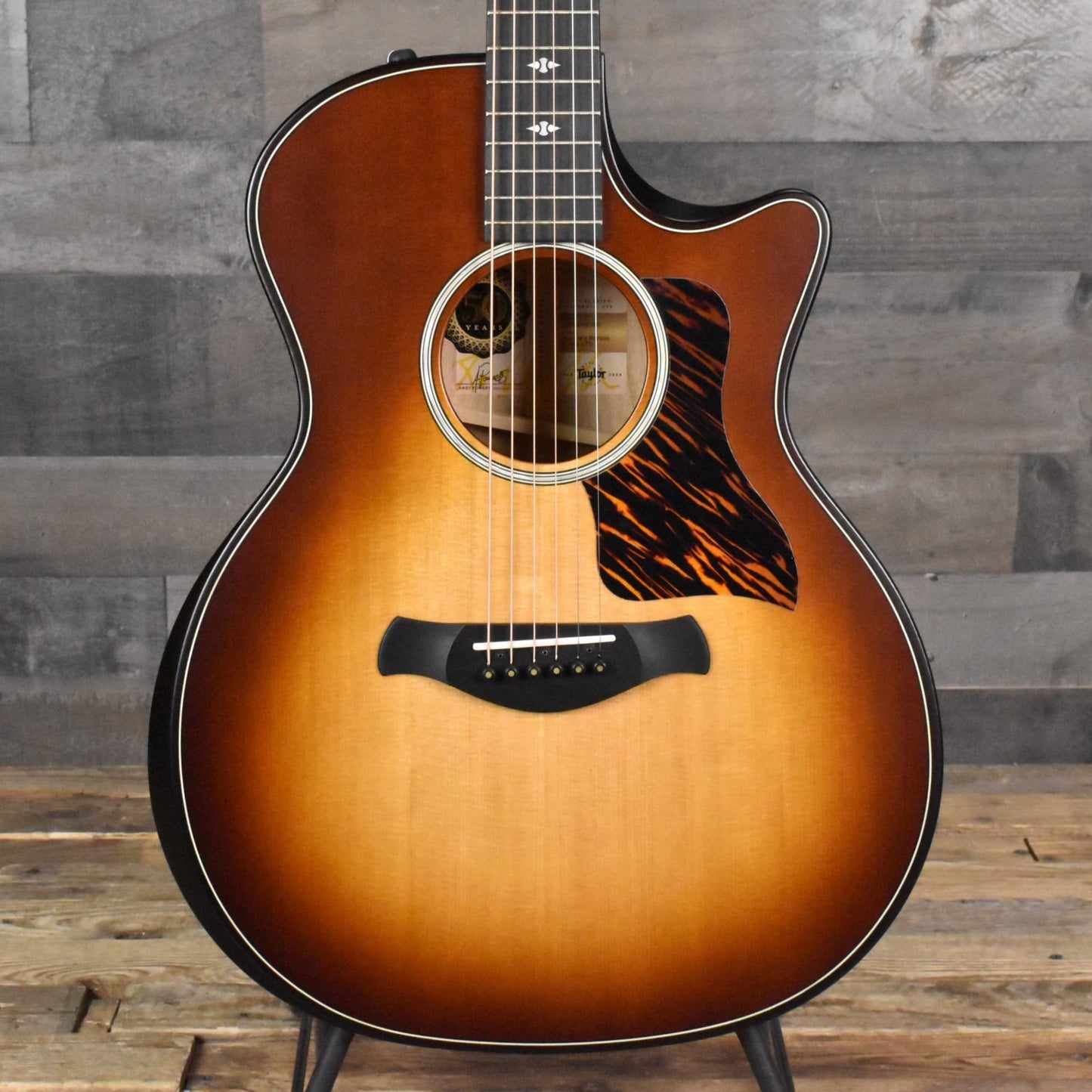 Taylor 50th Anniversary Builder's Edition 314ce LTD - Ash/Sitka Kona Burst Top with Hard Shell Case