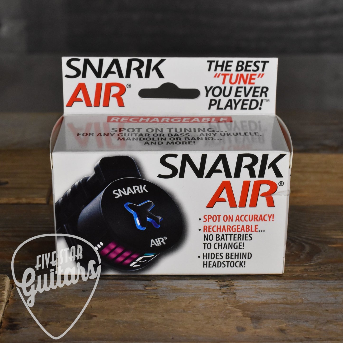 Snark Air Rechargeable Clip On Low Profile Tuner