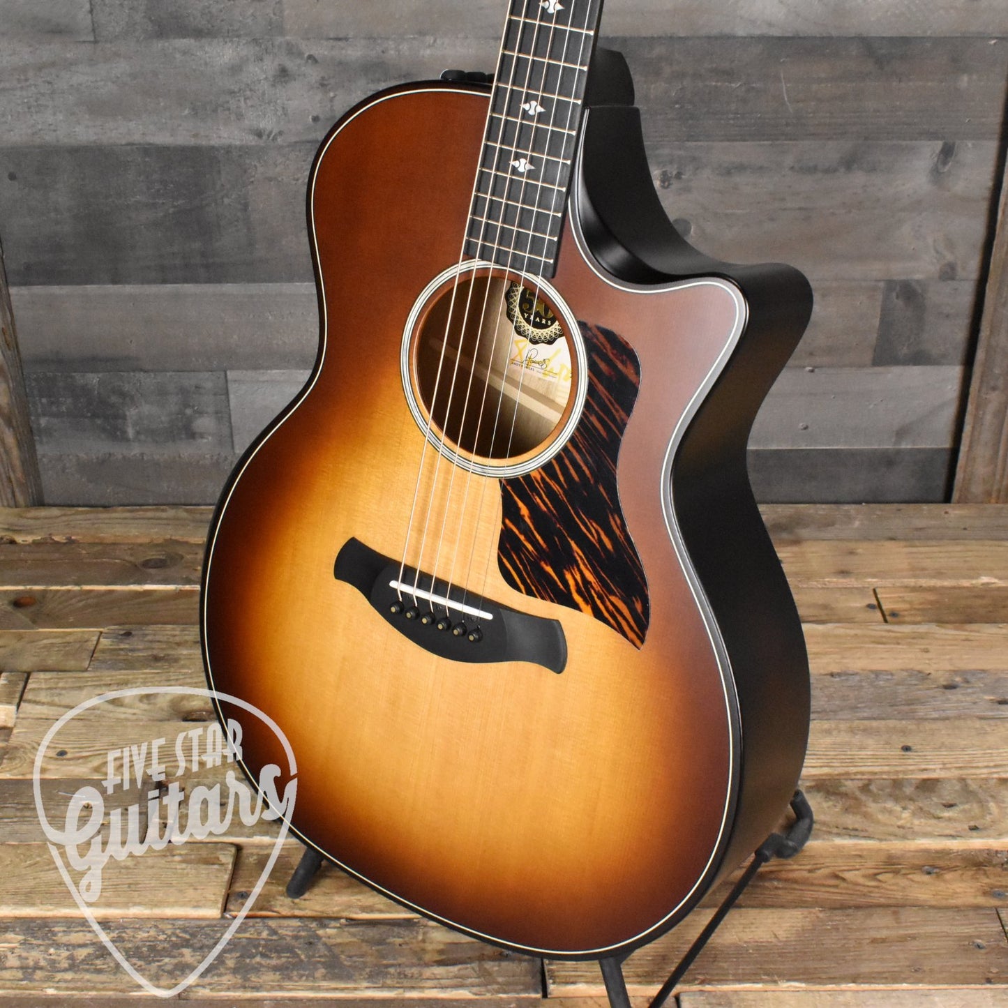 Taylor 50th Anniversary Builder's Edition 314ce LTD - Ash/Sitka Kona Burst Top with Hard Shell Case