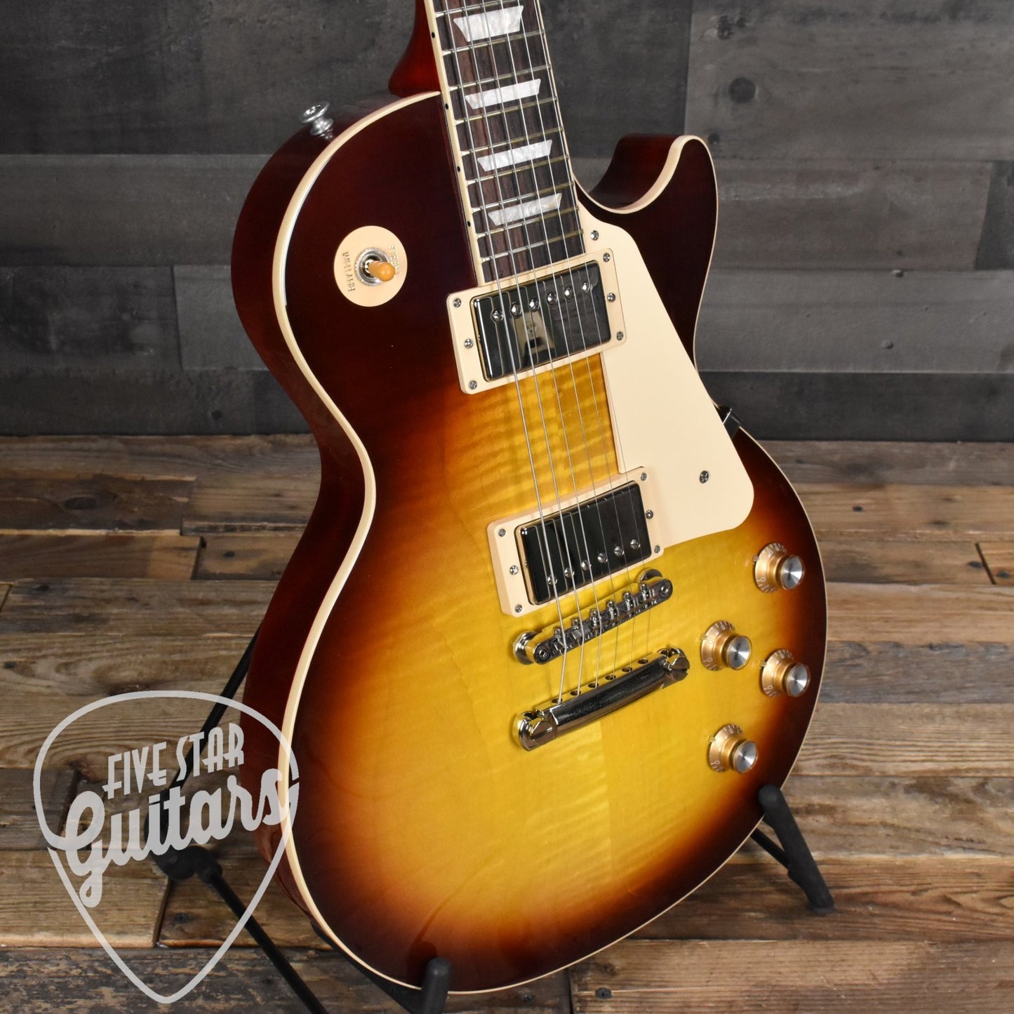 Pre-Owned Gibson Les Paul Standard 60s - Iced Tea Burst with Hard Shell Case SN: 0172