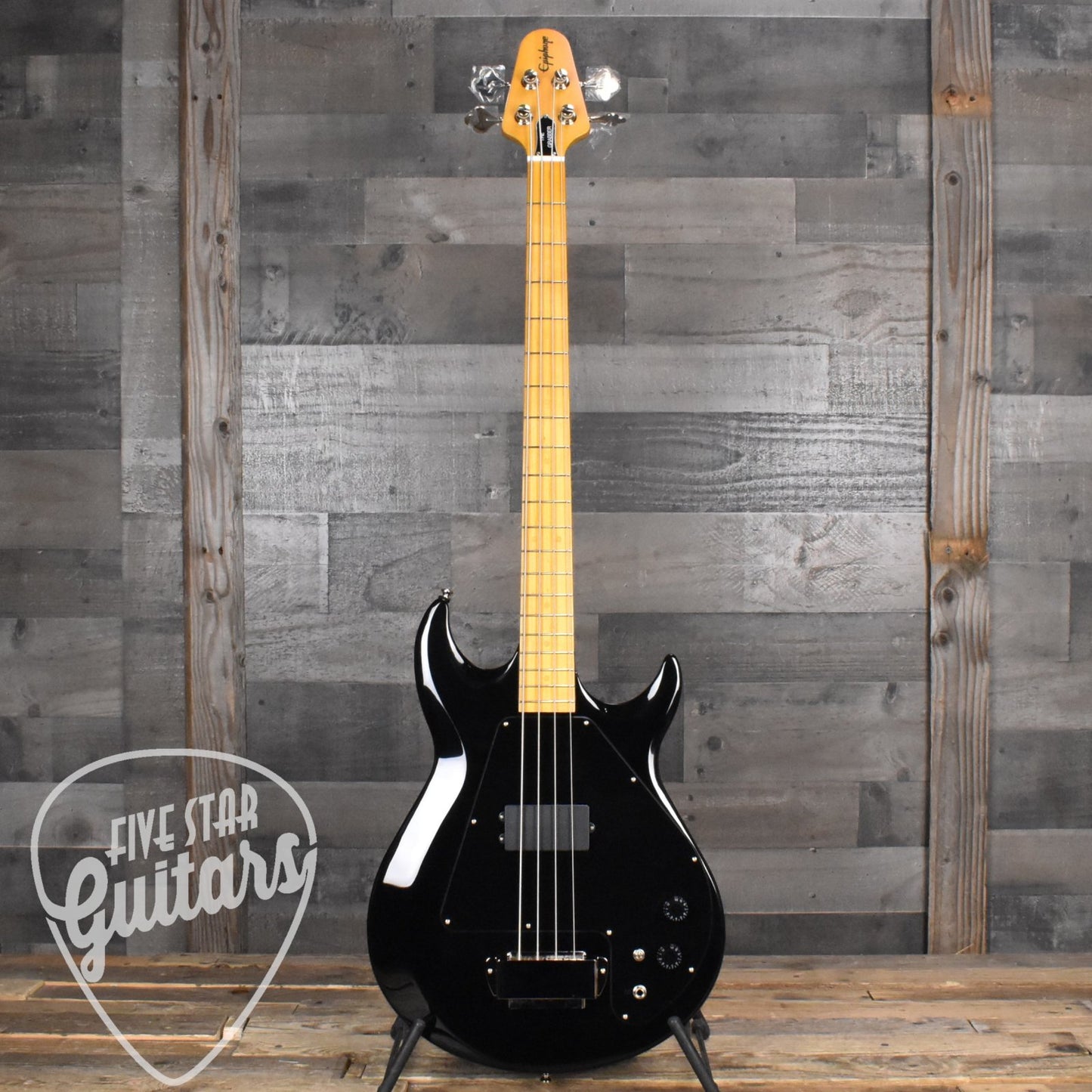 Epiphone Grabber Bass - Ebony with Premium Gig Bag