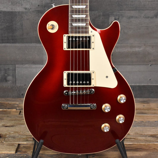 Gibson Les Paul Standard 60s Plain Top - Sparkling Burgundy with Hard Shell Case