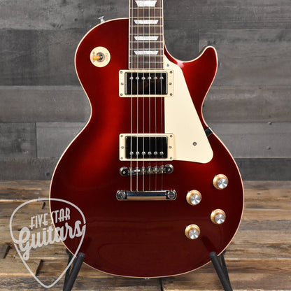 Gibson Les Paul Standard 60s Plain Top - Sparkling Burgundy with Hard Shell Case