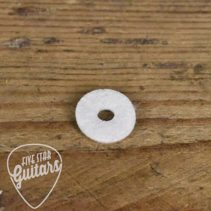 Strap Button Felt Washer White Single