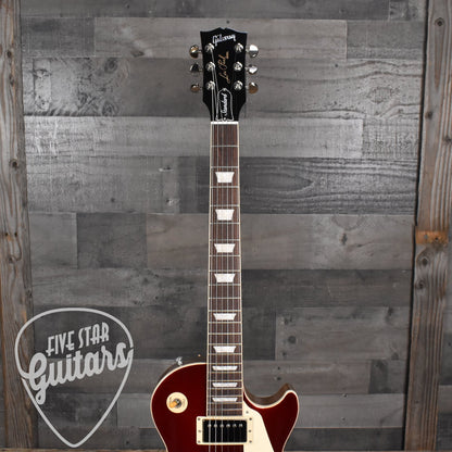 Gibson Les Paul Standard 60s Plain Top - Sparkling Burgundy with Hard Shell Case