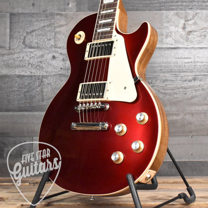 Gibson Les Paul Standard 60s Plain Top - Sparkling Burgundy with Hard Shell Case