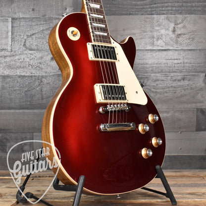 Gibson Les Paul Standard 60s Plain Top - Sparkling Burgundy with Hard Shell Case