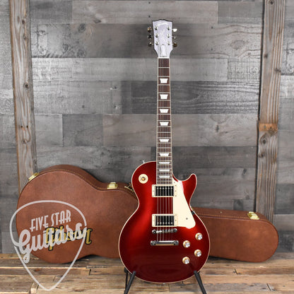 Gibson Les Paul Standard 60s Plain Top - Sparkling Burgundy with Hard Shell Case