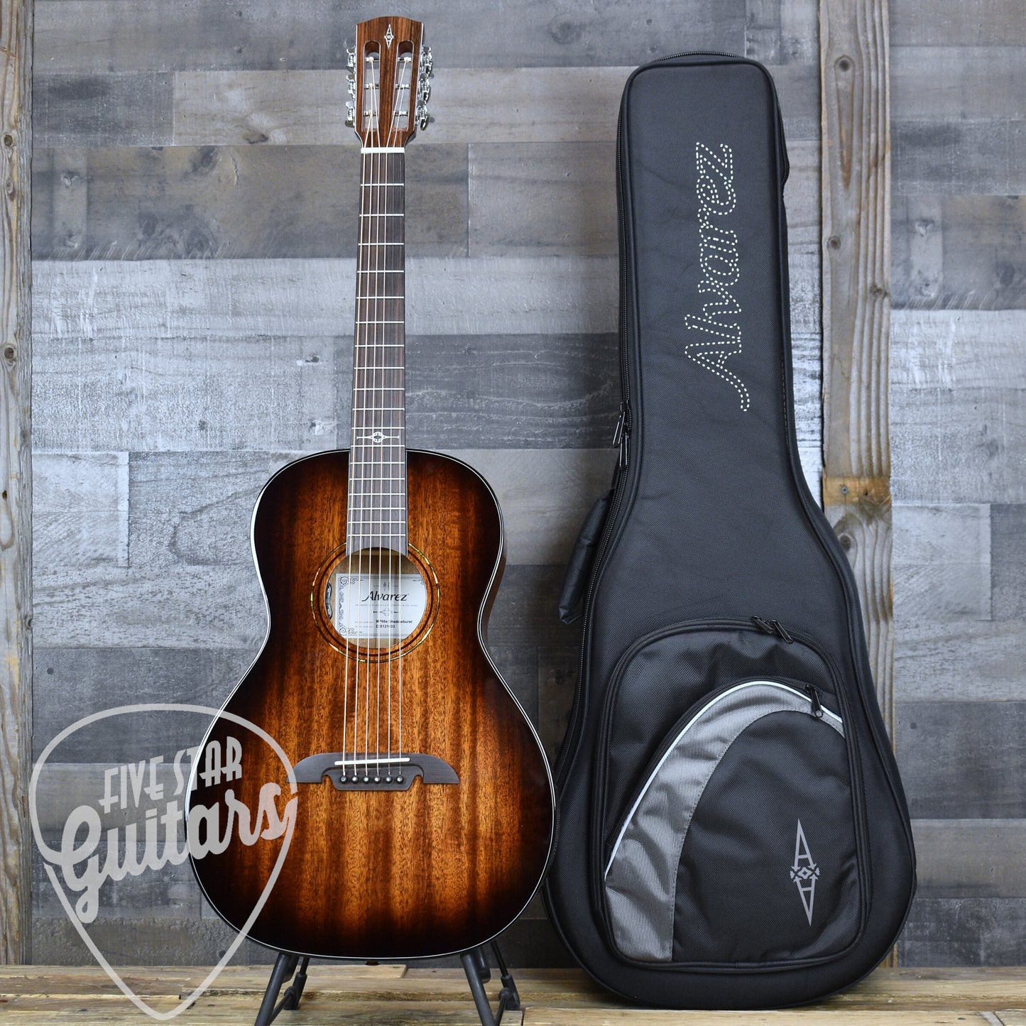 Alvarez Masterworks Parlor MP66e - Shadowburst with Gig Bag