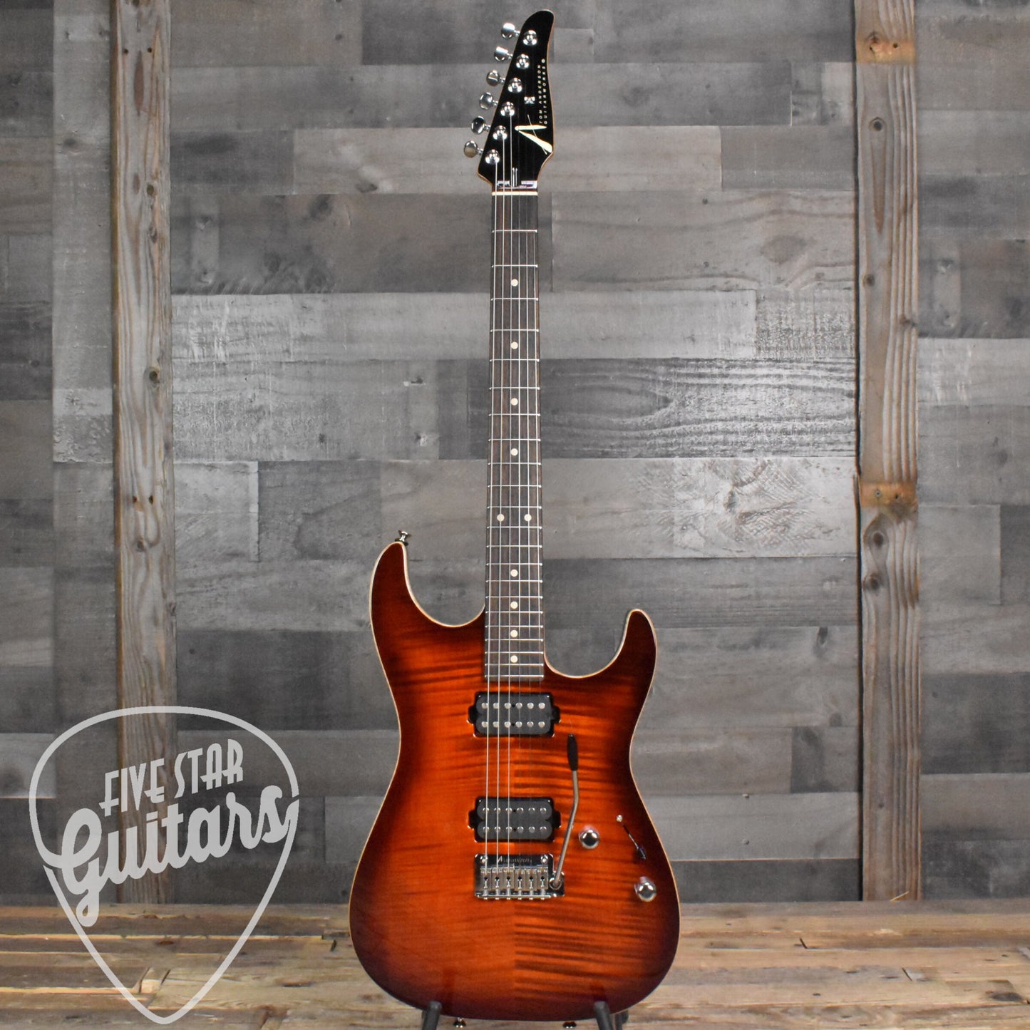 Tom Anderson Cobra S - Blood Orange Burst with Hard Shell Case