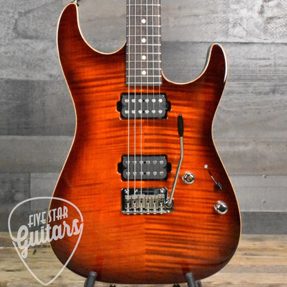 Tom Anderson Cobra S - Blood Orange Burst with Hard Shell Case