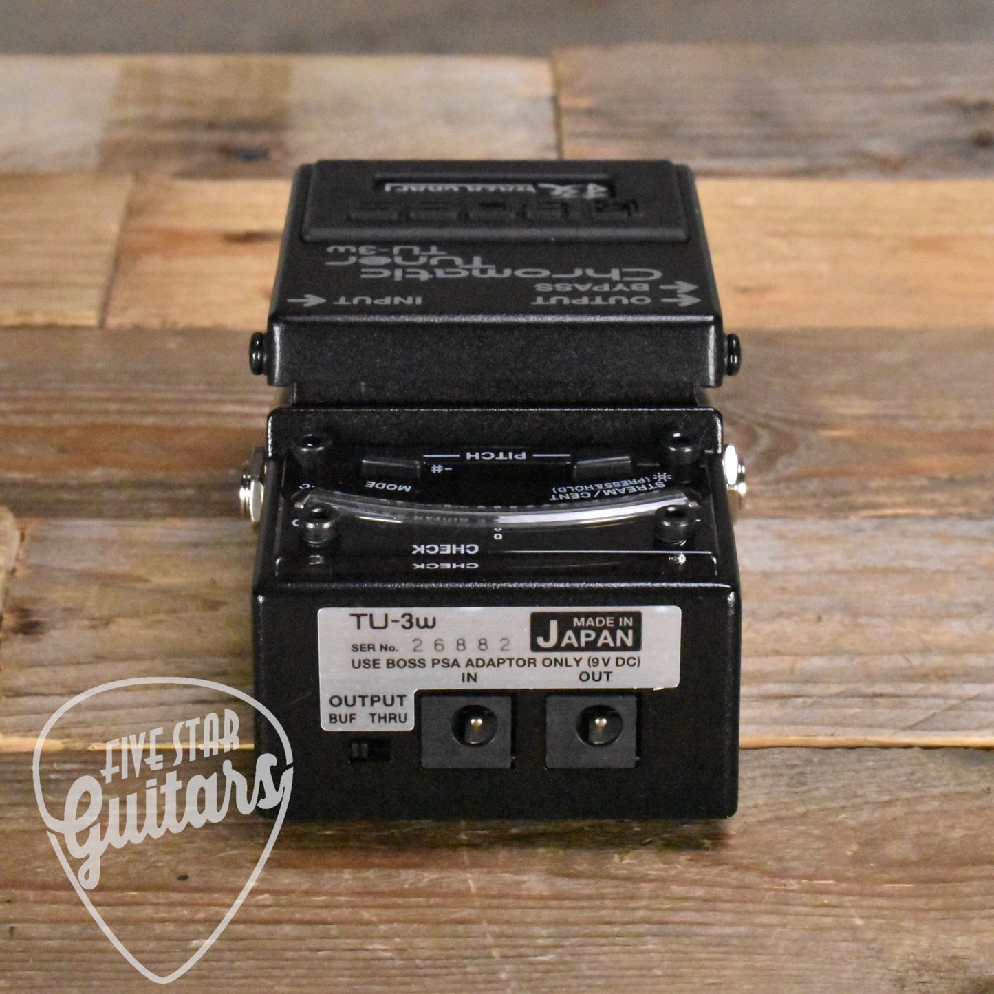 BOSS TU-3W Waza Craft Chromatic Tuner