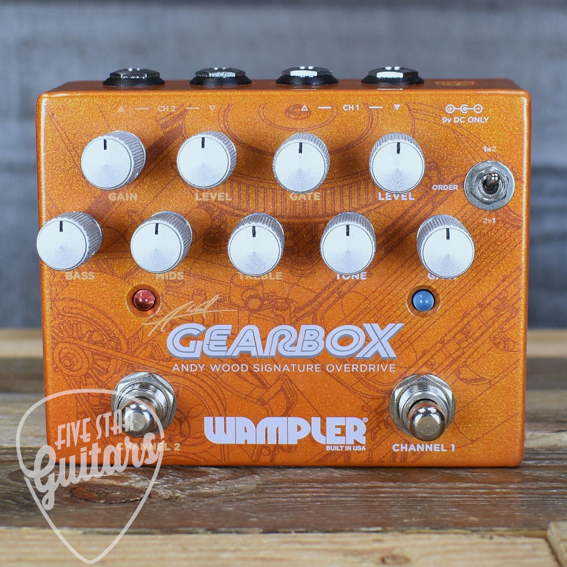 「レブ」Wampler Gearbox AW シグネチャーOD Pre-Owned Wampler Gearbox Overdrive – Five Star Guitars
