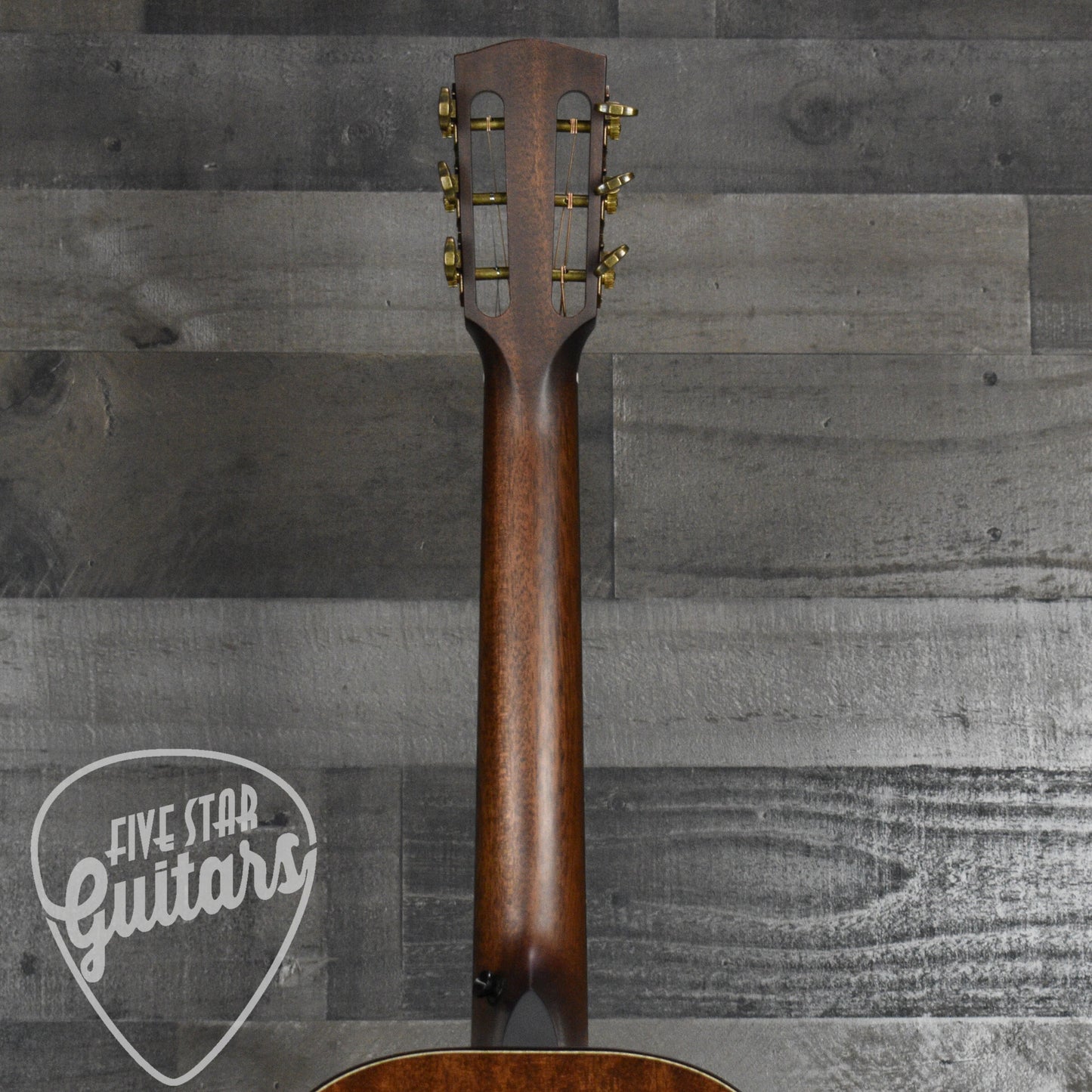 Bedell Classic Folk Parlor All Honduran Mahogany - Antique Burst with Hard Shell Case