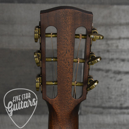 Bedell Classic Folk Parlor All Honduran Mahogany - Antique Burst with Hard Shell Case