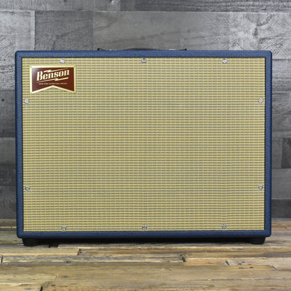 Benson Amps Monarch Reverb Plus 1 x 12 Combo - Blue Tolex Wheat Grille