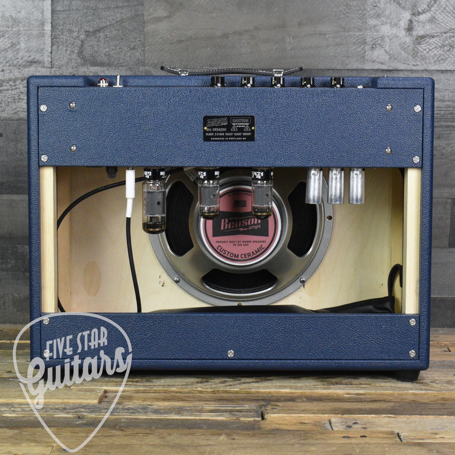 Benson Amps Monarch Reverb Plus 1 x 12 Combo - Blue Tolex Wheat Grille