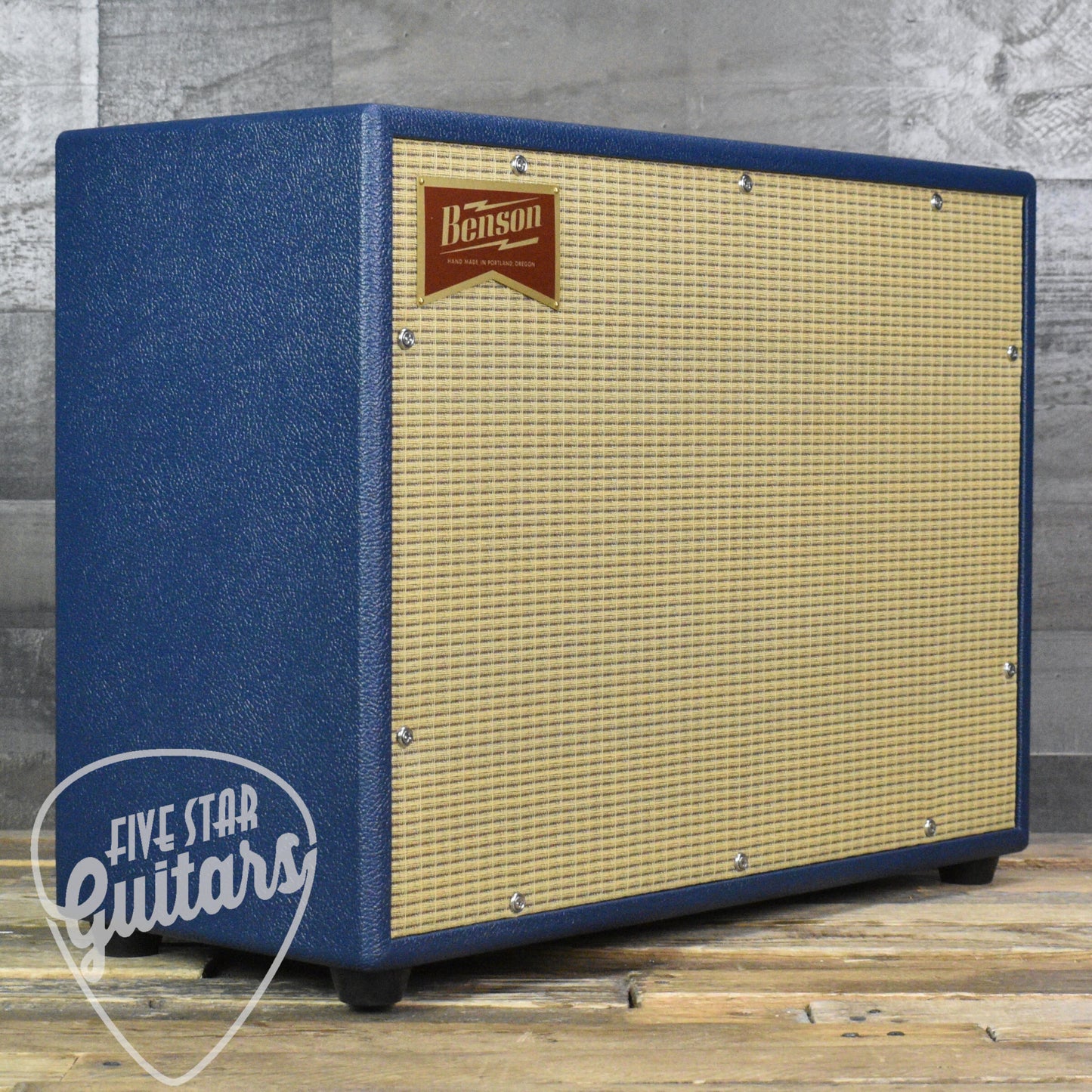 Benson Amps Monarch Reverb Plus 1 x 12 Combo - Blue Tolex Wheat Grille