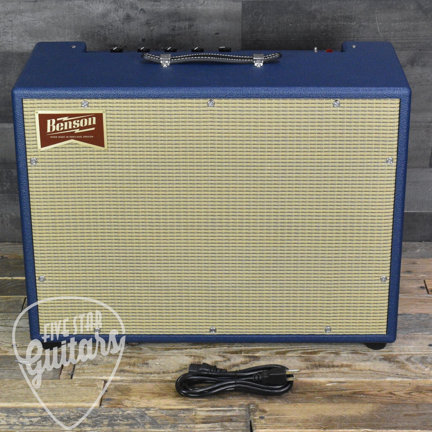 Benson Amps Monarch Reverb Plus 1 x 12 Combo - Blue Tolex Wheat Grille
