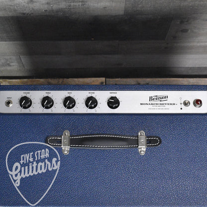 Benson Amps Monarch Reverb Plus 1 x 12 Combo - Blue Tolex Wheat Grille